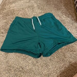 Athletic Works - Mesh Athletic Running Shorts - Green - M